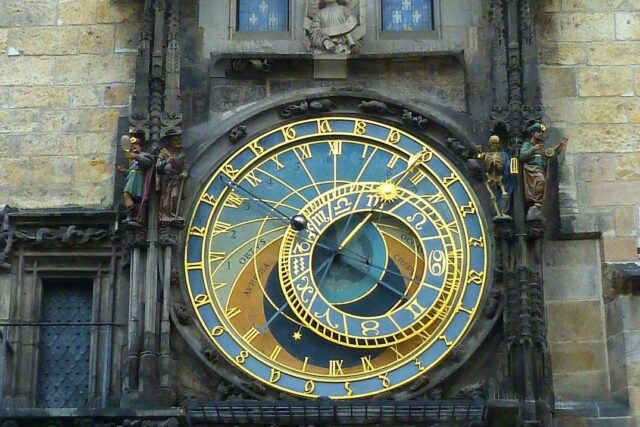 The world famous Astronomical Clock in Prague