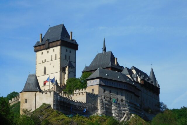 Karlštejn Castle in the most visited castle in the Czech Republic.